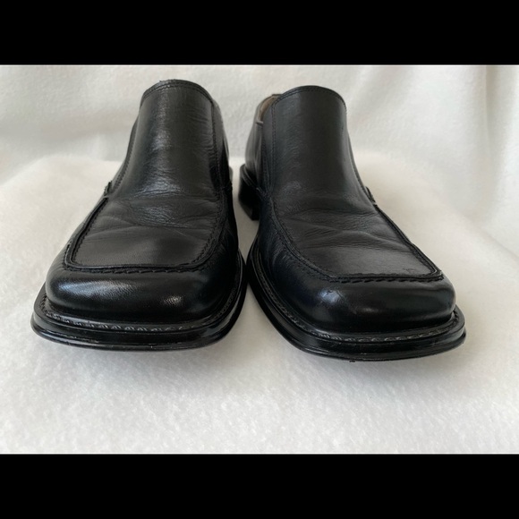 Aldo Mens Size 44 Black Leather Loafers - Picture 10 of 16